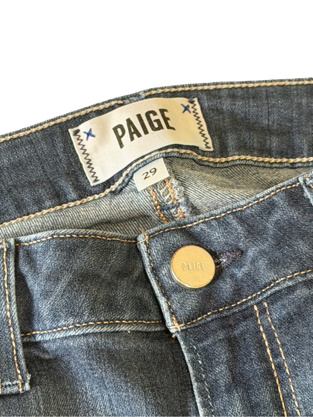 PAIGE Dark Indigo Skinny Jeans - Picture 2 of 6